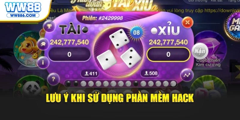 Lưu ý khi sử dụng phần mềm hack